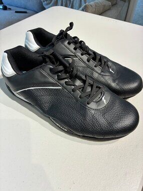 Goodyear ORI-E Racing Driving Shoes Men US 10 Black White Low Top Sneakers